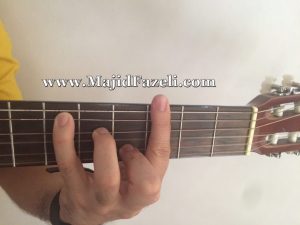 آکورد می بمل ماژور گیتار